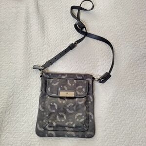 Coach Swingpack Monogram Silver Logo Crossbody Bag
